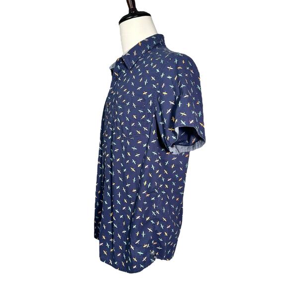 Toad & Co | Men | Fletch Organic Cotton Kayak Ripstop SS Button Up Shirt | Large - Picture 4 of 12